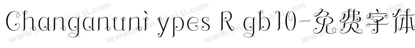 Changanuni ypes R gb10字体转换